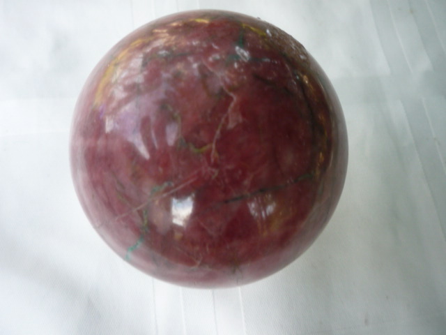 Strawberry Quartz Sphere  fills one with the feelings of love 4198